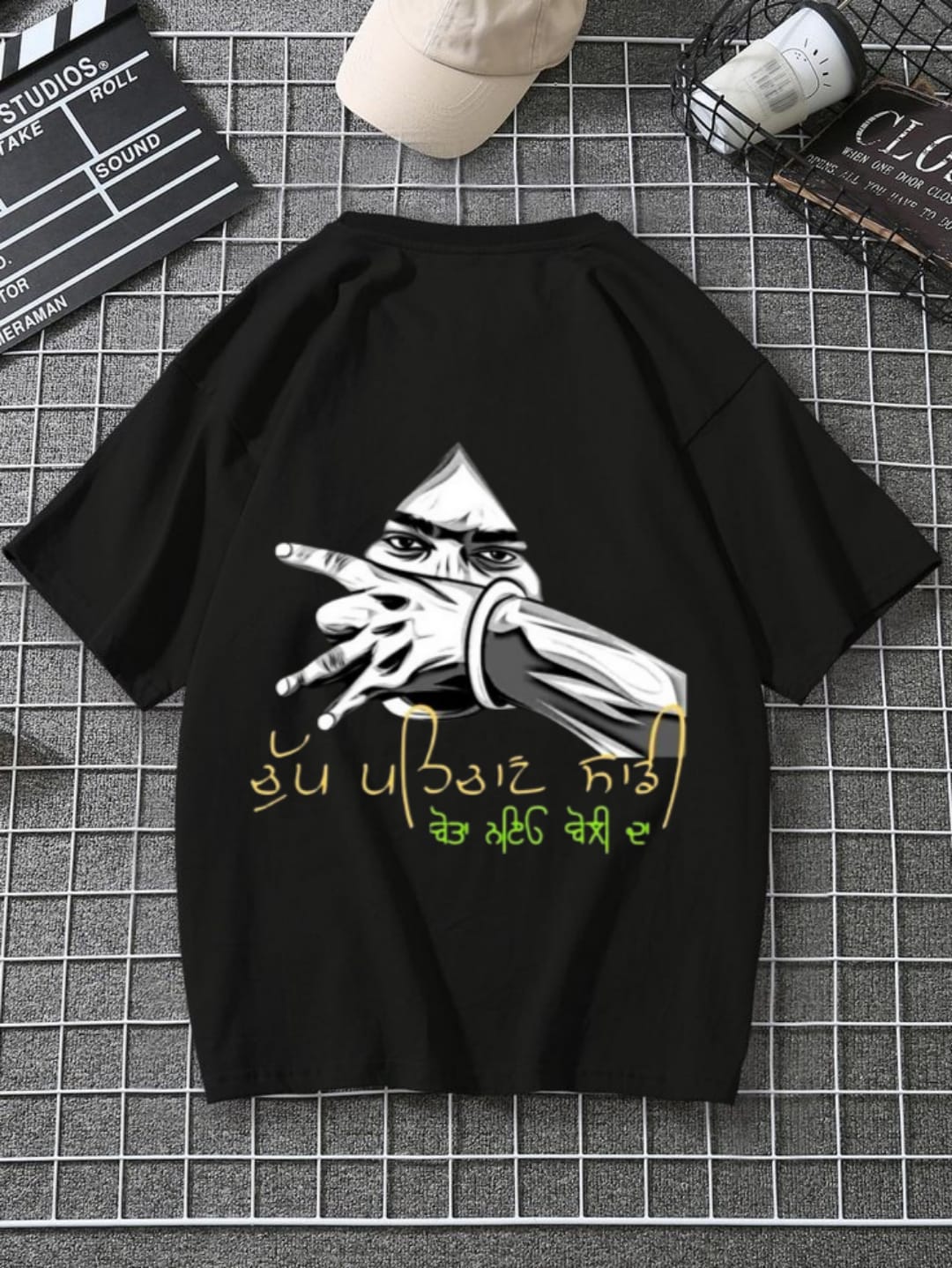 PUNJABI "S BLACK T-SHIRTS
