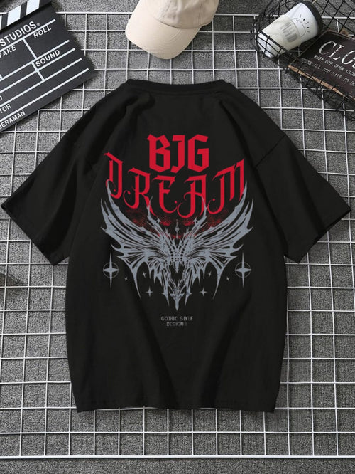 BIG DREAM BLACK OVERSIZE T-SHIRTS